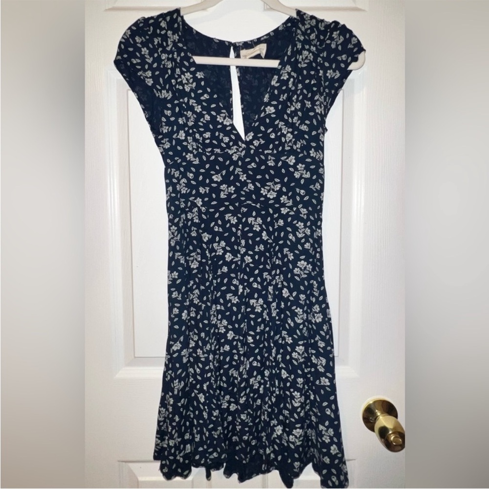 Ralph Lauren Navy Floral Mini Dress